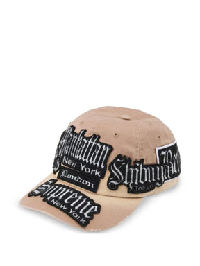 Supreme City Patches Baseballkappe mit Einsätzen