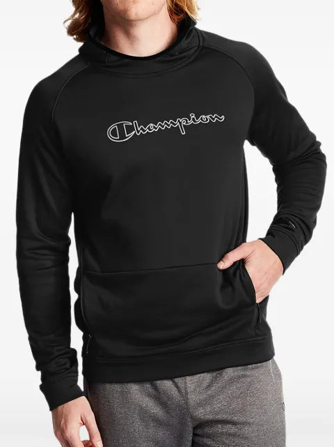 Champion logo-print raglan-sleeve hoodie