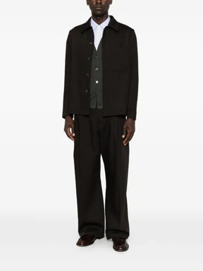 ALPHA STUDIO button-up wool waistcoat
