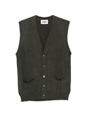 ALPHA STUDIO button-up wool waistcoat