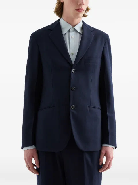 Jil Sander wool poplin blazer