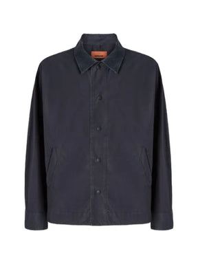 Missoni cotton canvas overshirt with Zigzag collar detail