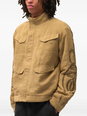 Arte Antwerp embroidered-sleeve jacket