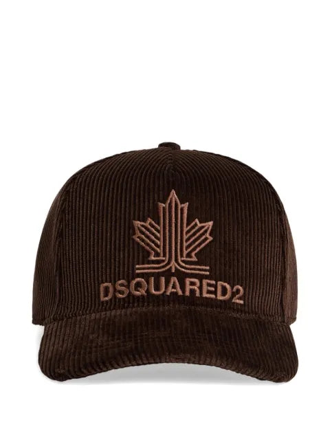DSQUARED2 Maple Leaf Baseballkappe aus Cord