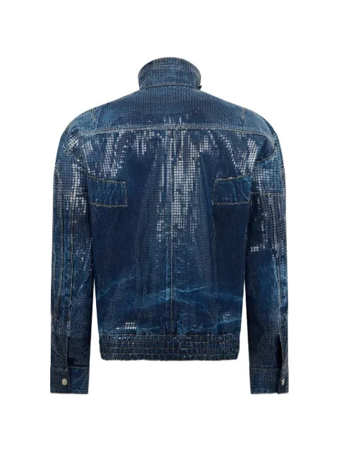 DSQUARED2 sequin-embellished denim jacket