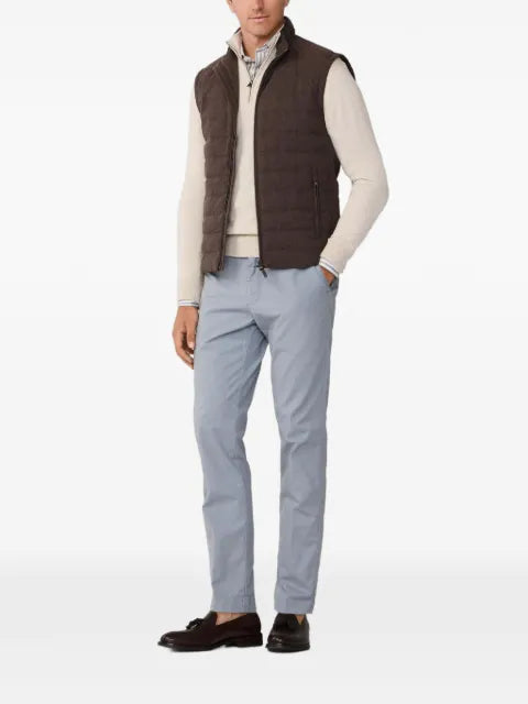 Hackett London herringbone-pattern gilet 