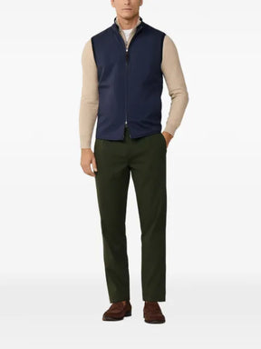 Hackett London reversible knitted waistcoat