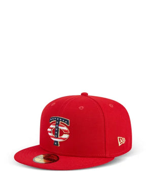 NEW ERA CAP Bestickte 59FIFTY Minnesota Twins 4th of July Baseballkappe