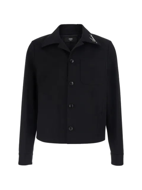 AMIRI script collar shirt jacket
