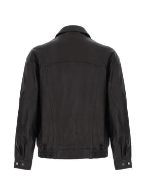 DUNST leather bomber jacket