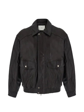 DUNST leather bomber jacket