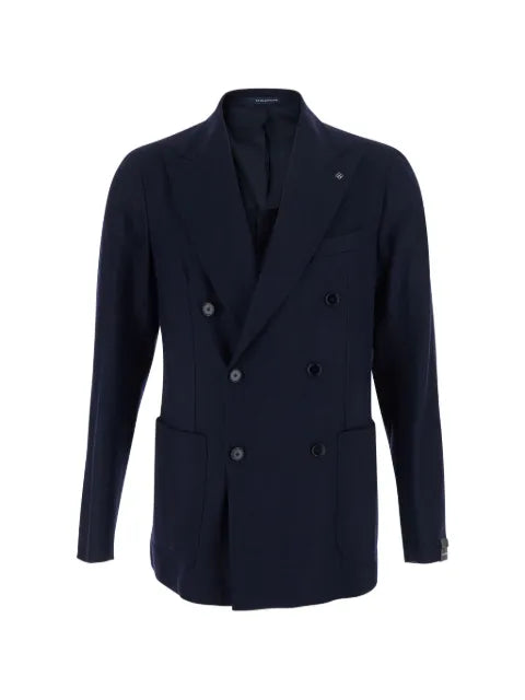 Tagliatore double-breasted peak-lapel jacket