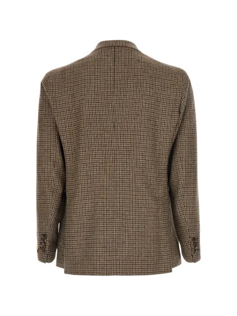 Tagliatore Monte Carlo houndstooth-pattern blazer