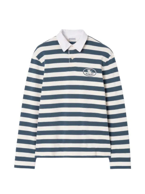 Burberry Knight Stamp cotton rugby shirt