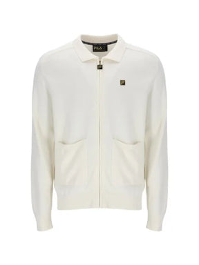 Fila Teddy jacket with pointelle detail