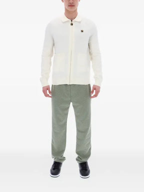 Fila Teddy jacket with pointelle detail
