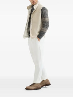 Brunello Cucinelli snap-button-fastening gilet