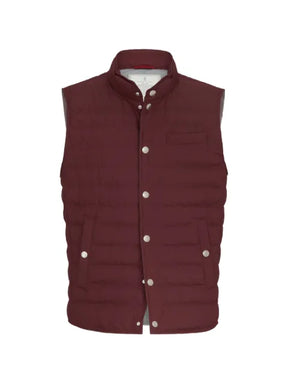 Brunello Cucinelli lightweight techno fabric down vest