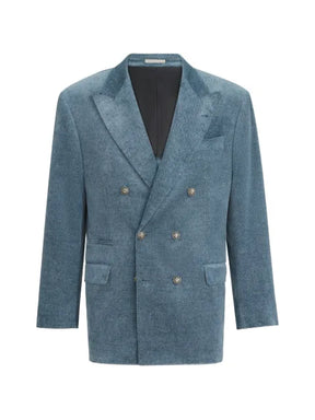 Brunello Cucinelli peaked-lapel blazer