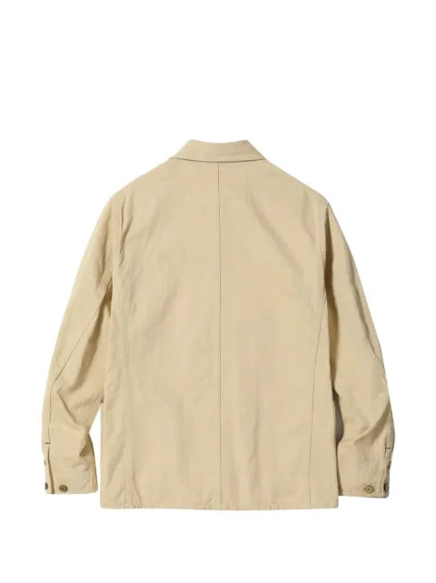 Sugar Cane Jeans Headlight herringbone-weave cotton overshirt