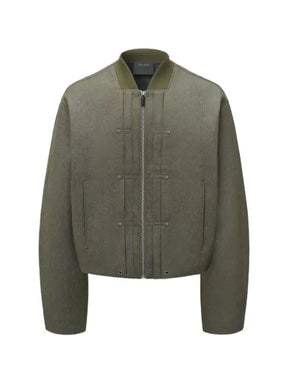 TEAM WANG design Reset panelled zip-up jacket