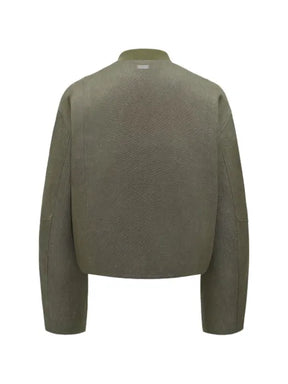 TEAM WANG design Reset panelled zip-up jacket