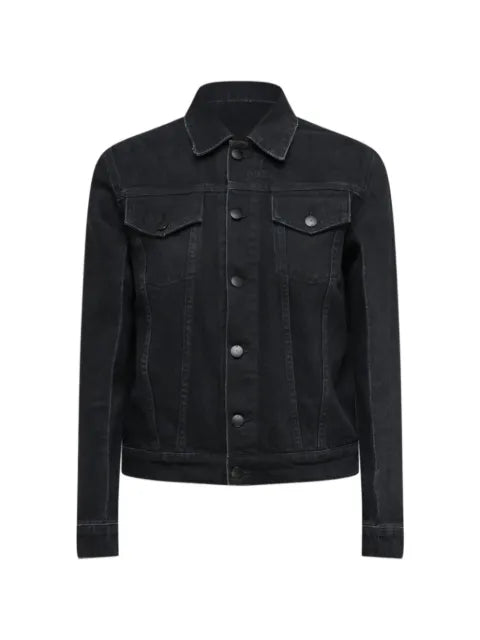 032c Down to Earth boxy embroidered denim jacket