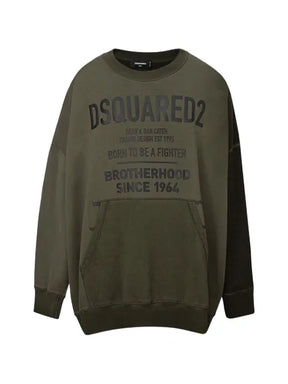 DSQUARED2 graphic-print oversized sweatshirt