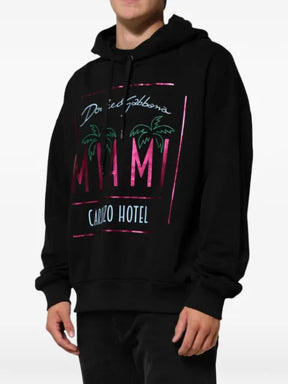 Dolce & Gabbana logo-print drawstring hoodie