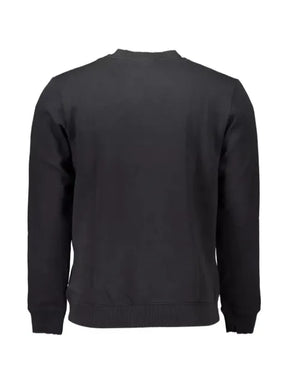 Napapijri logo-patch crew-neck sweatshirt