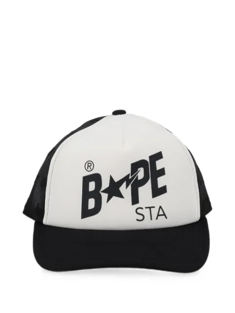 A BATHING APE® BAPE STA Baseballkappe mit Logo-Print