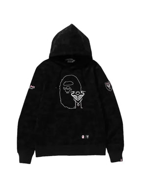 A BATHING APE® x Inter Miami CF camo-print hoodie