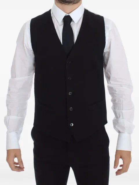Dolce & Gabbana V-neck button-up waistcoat