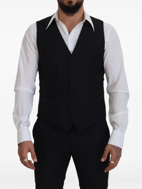 Dolce & Gabbana V-neck button-up waistcoat