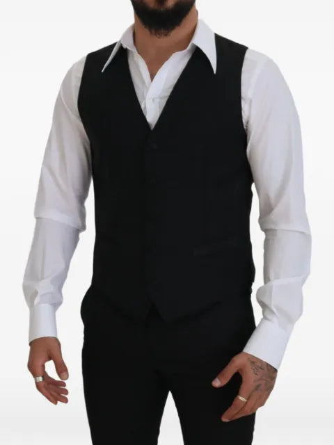 Dolce & Gabbana V-neck button-up waistcoat