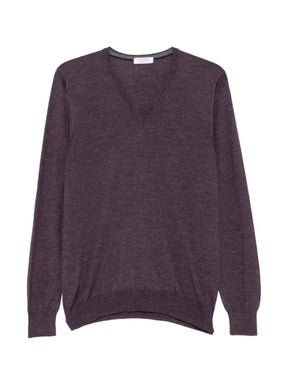 Gran Sasso V-neck wool sweater