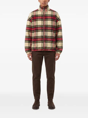 DARKPARK AJ tartan-pattern checked zip-up jacket