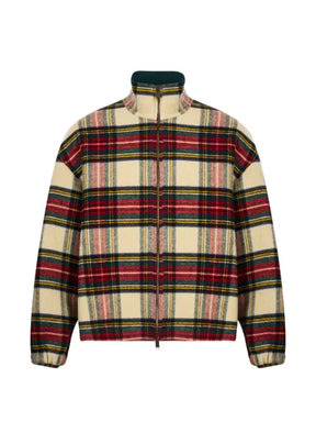 DARKPARK AJ tartan-pattern checked zip-up jacket