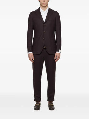 Eleventy single-breasted notched-lapels blazer
