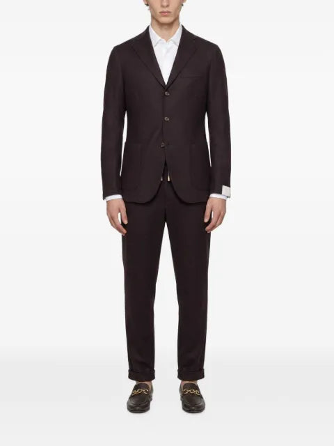 Eleventy single-breasted notched-lapels blazer