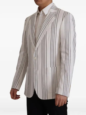 Dolce & Gabbana pinstripe single-breasted blazer