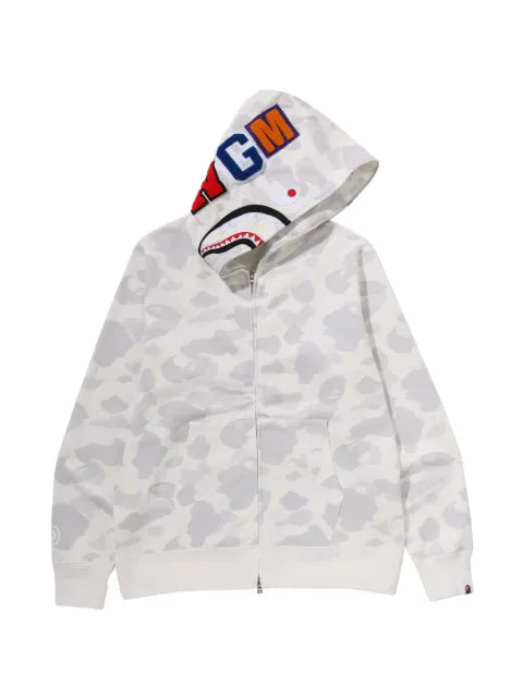 A BATHING APE® Shark camouflage hoodie
