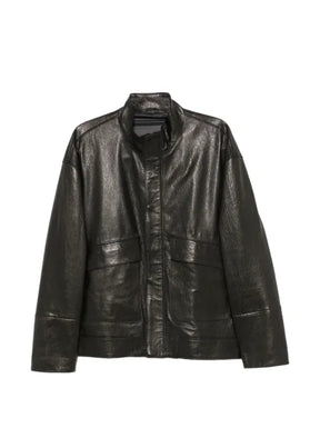 SERGIO MORETTI FIRENZE high-neck panelled jacket
