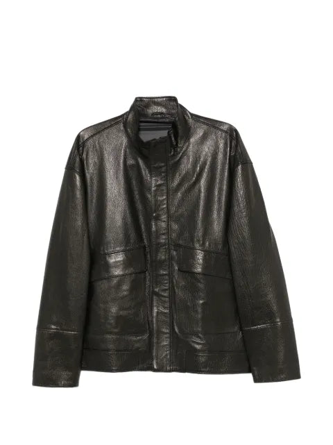 SERGIO MORETTI FIRENZE high-neck panelled jacket