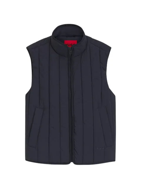 HUGO lightweight gilet with vertical quilting