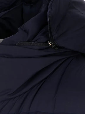 Kiton quilted hooded jacket