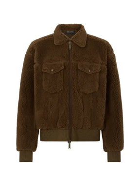 DSQUARED2 teddy oversized jean jacket
