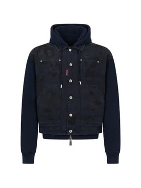 DSQUARED2 hybrid hooded carpenter kaban jacket