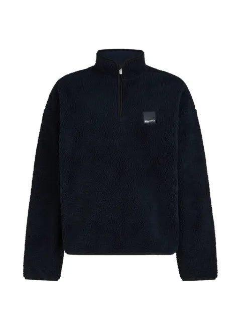Karl Lagerfeld Jeans boxy half-zip sweater