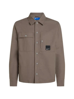 Karl Lagerfeld Jeans canvas overshirt jacket